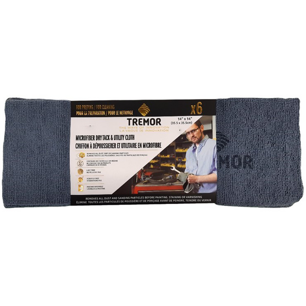 Dry Tack & Utility Cloth - 6-Pack